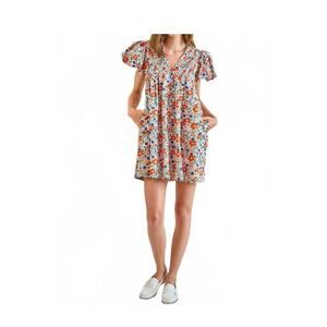 Hunter Bell Wilkes Floral Mini Dress in Catnap L